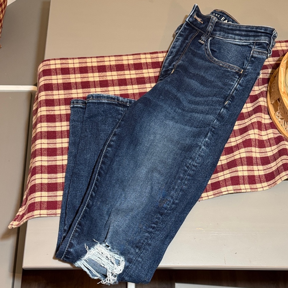 American Eagle super hi rise jegging